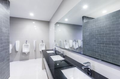 Wide Bathroom View